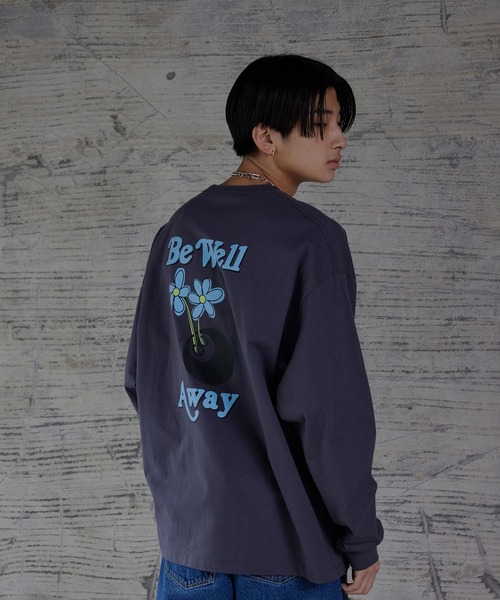 Free&Easy アイランド フラワー 長袖 Tシャツ 送関込 iisy（イージー）の「iisy / 8ボールフラワーロンT（Tシャツ