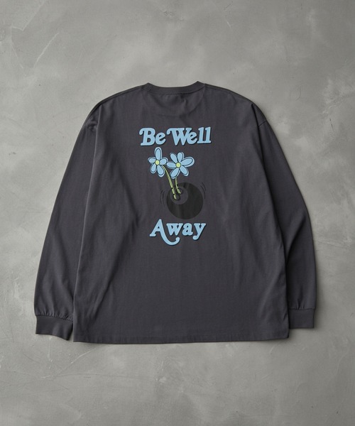Free&Easy アイランド フラワー 長袖 Tシャツ 送関込 fallen angel肩ZIPロングTシャツ– A AM STUDIO