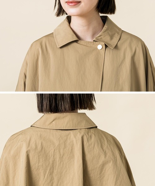 Acuta（アクータ）の「ＴＮタイプライターテントコート（その他アウター・レディース・ベージュ・FREE）」の3枚目の写真