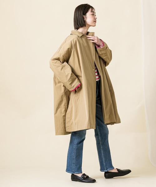 Acuta（アクータ）の「ＴＮタイプライターテントコート（その他アウター・レディース・ベージュ・FREE）」の11枚目の写真