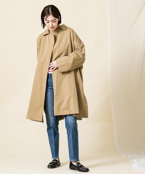 Acuta（アクータ）の「ＴＮタイプライターテントコート（その他アウター・レディース・ベージュ・FREE）」の2枚目の写真