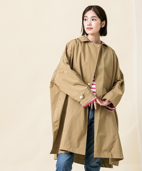 Acuta（アクータ）の「ＴＮタイプライターテントコート（その他アウター・レディース・ベージュ・FREE）」の4枚目の写真