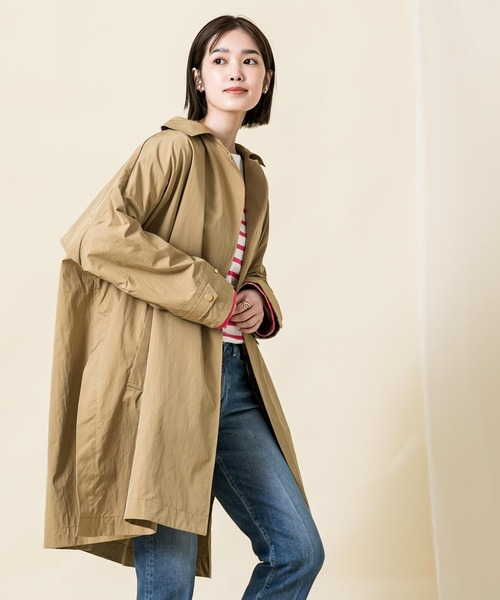 Acuta（アクータ）の「ＴＮタイプライターテントコート（その他アウター・レディース・ベージュ・FREE）」の6枚目の写真