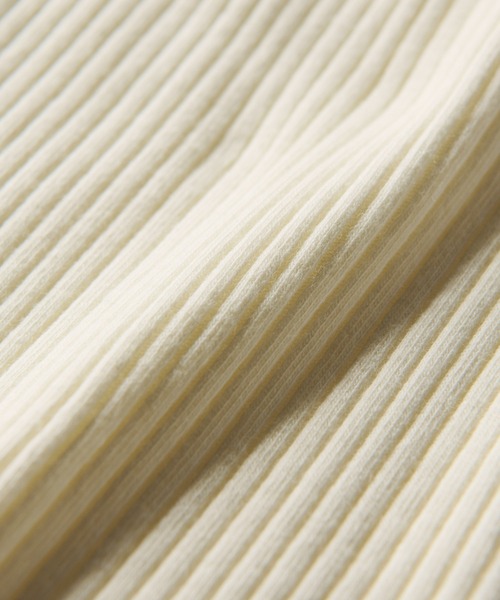 un dix cors(アンディコール)の「前後2WAYリブタンク(タンクトップ・レディース・ブラック/オフホワイト・FREE)」の4枚目の写真