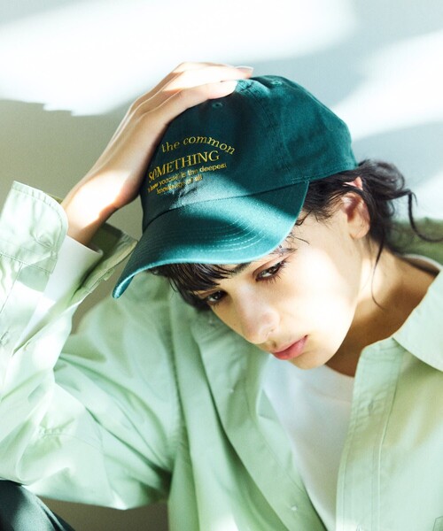 FREAK'S STORE（フリークスストア）の「Newhattan/ニューハッタン Vintageデザインキャップ / ヴィンテージデザインキャップ（キャップ・レディース・グリーン/その他/ネイビー/ベージュ・ONE SIZE）」の6枚目の写真