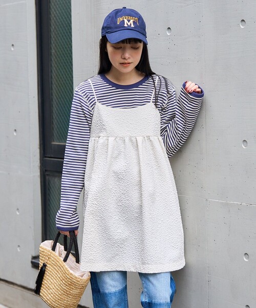 FREAK'S STORE（フリークスストア）の「Newhattan/ニューハッタン Vintageデザインキャップ / ヴィンテージデザインキャップ（キャップ・レディース・グリーン/その他/ネイビー/ベージュ・ONE SIZE）」の7枚目の写真
