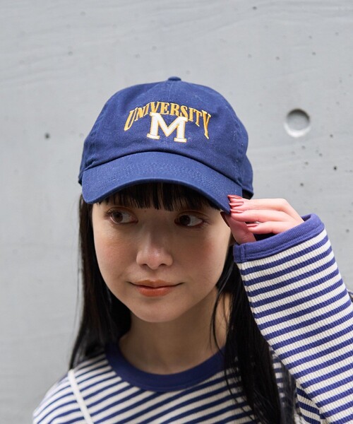 FREAK'S STORE（フリークスストア）の「Newhattan/ニューハッタン Vintageデザインキャップ / ヴィンテージデザインキャップ（キャップ・レディース・グリーン/その他/ネイビー/ベージュ・ONE SIZE）」の15枚目の写真
