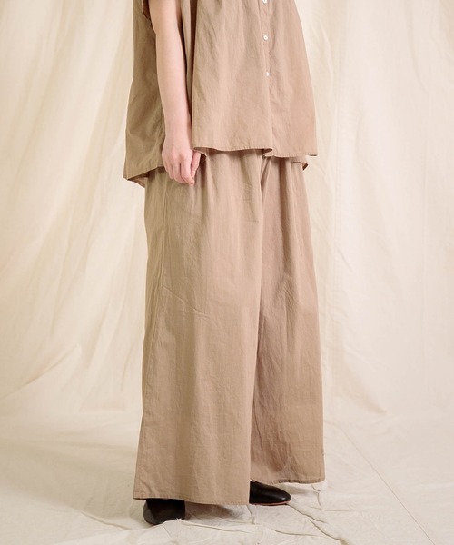 Brocante（ブロカント）の「[Brocante / ブロカント] インドボイル ピエロパンツ（その他パンツ・レディース・ロイヤルブルー/ミント/ブラック/チャコールグレー/ベージュ/レモンイエロー・2）」の14枚目の写真