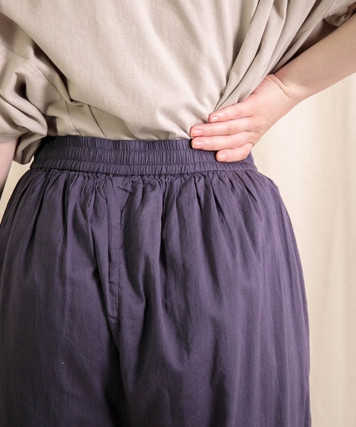ボトムスその他 No.0105 over shirring cago banding PT (3color) No.0105 over shirring cago banding PT (3color)
