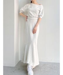 RESEXXY | アシンメトリーマーメイドスカート【セットアップ着用可能】(スカート)