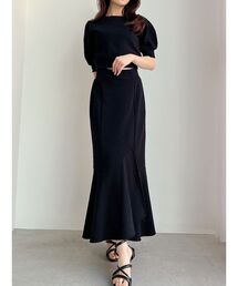 RESEXXY | アシンメトリーマーメイドスカート【セットアップ着用可能】(スカート)