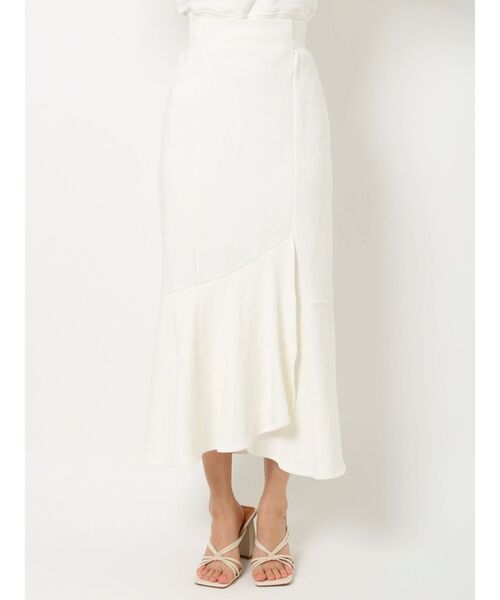 RESEXXY（リゼクシー）の「アシンメトリーマーメイドスカート【セットアップ着用可能】（スカート・レディース・ブラック/ホワイト/グレー・FREE）」の19枚目の写真