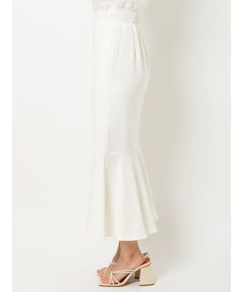 RESEXXY（リゼクシー）の「アシンメトリーマーメイドスカート【セットアップ着用可能】（スカート・レディース・ブラック/ホワイト/グレー・FREE）」の9枚目の写真