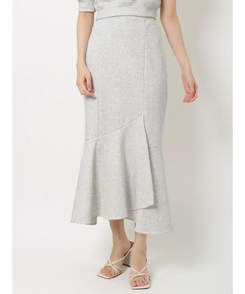 RESEXXY（リゼクシー）の「アシンメトリーマーメイドスカート【セットアップ着用可能】（スカート・レディース・ブラック/ホワイト/グレー・FREE）」の14枚目の写真