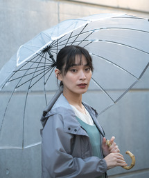 Wpc.（ダブリュピーシー）の「Wpc./ダブリュピーシー 雨傘 ビニール傘 16K プラスティックパイピング PT-053-001（長傘・メンズ）」