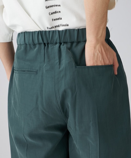 Lui's（ルイス）の「キュプライージーパンツ (セットアップ対応）（スラックス・メンズ・ブラック/グリーン/バイオレット/ダークブラウン・SMALL/MEDIUM）」の6枚目の写真