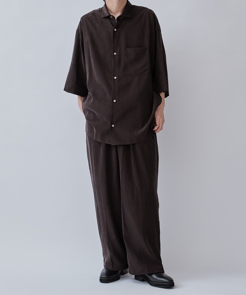 Lui's（ルイス）の「キュプライージーパンツ (セットアップ対応）（スラックス・メンズ・ブラック/グリーン/バイオレット/ダークブラウン・SMALL/MEDIUM）」の21枚目の写真