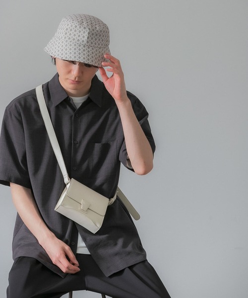 SENSE OF PLACE by URBAN RESEARCH(センスオブプレイスバイアーバンリサーチ)の「『ユニセックス』コモンガラバケットハット(ハット・メンズ・ライトカーキ/ライトベージュ/ブラック・ONE)」の5枚目の写真