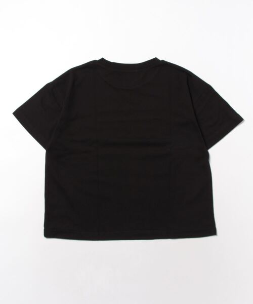 LOVETOXIC（ラブトキシック）の「【アパレル別注】フレンチロゴ半T（Tシャツ/カットソー・キッズ・オフホワイト/ブラック/エメラルド・S/L/M）」の4枚目の写真