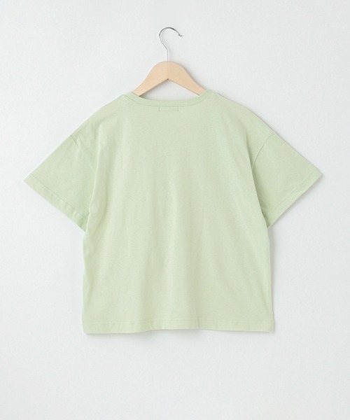 LOVETOXIC（ラブトキシック）の「【アパレル別注】フレンチロゴ半T（Tシャツ/カットソー・キッズ・オフホワイト/ブラック/エメラルド・S/L/M）」の5枚目の写真