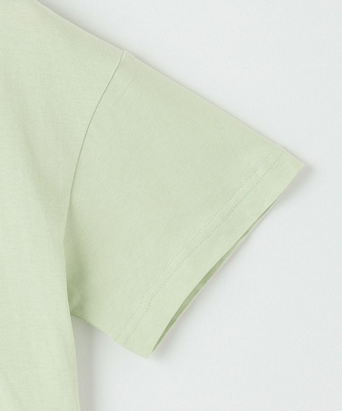 LOVETOXIC（ラブトキシック）の「【アパレル別注】フレンチロゴ半T（Tシャツ/カットソー・キッズ・オフホワイト/ブラック/エメラルド・S/L/M）」の7枚目の写真