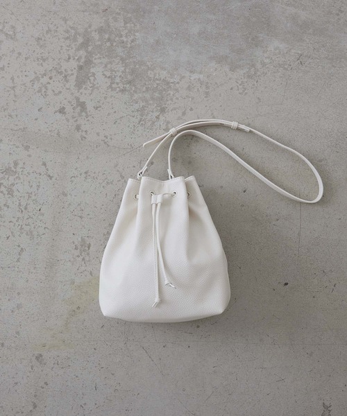 セール】Drowstorings shoulder bag / ドローストリング