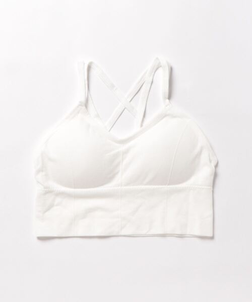 NinaetLina（ニナエリナ）の「カップ入りVネックレースアップキャミソール（キャミソール・レディース・ブラック/グレー/イエロー/モカ/ネイビー/ホワイト/グリーン・FREE）」の12枚目の写真