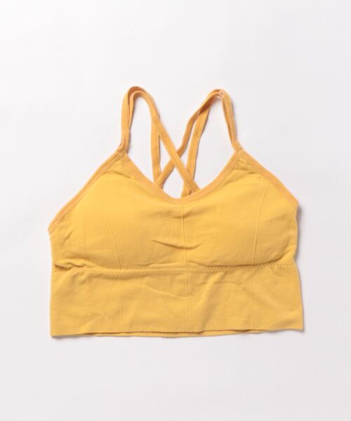 NinaetLina（ニナエリナ）の「カップ入りVネックレースアップキャミソール（キャミソール・レディース・ブラック/グレー/イエロー/モカ/ネイビー/ホワイト/グリーン・FREE）」の18枚目の写真