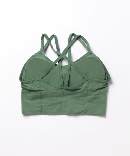 NinaetLina（ニナエリナ）の「カップ入りVネックレースアップキャミソール（キャミソール・レディース・ブラック/グレー/イエロー/モカ/ネイビー/ホワイト/グリーン・FREE）」の19枚目の写真