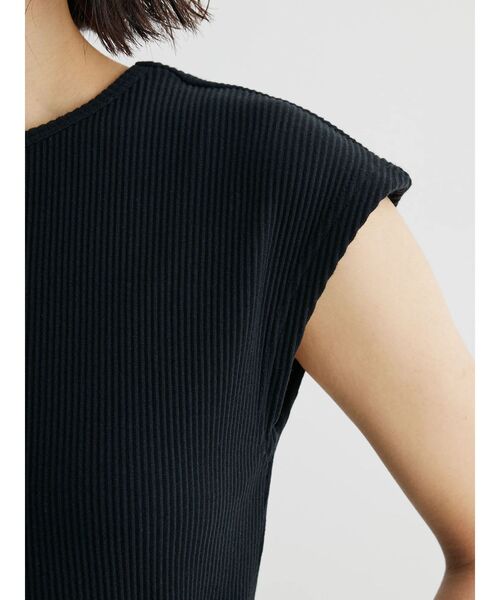 ELENCARE DUE（エレンカーレデュエ）の「・ELENCARE　DUE　リブキリカエワンピ（ワンピース・レディース・グレイッシュベージュ/チャコールグレー/ブラック・FREE）」の9枚目の写真