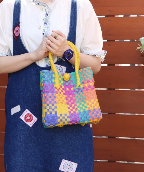 salle de bal(サルデバル)の「パサールバッグ スクエア SS お出掛けバッグ コンパクトサイズ PasarbagsquareSS TCI(トートバッグ・レディース・その他2/その他1・XS)」の10枚目の写真