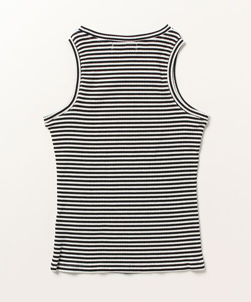 paravion(パラビオン)の「【伸縮性があり着心地抜群!】キャシャボーダーリブタンクトップ(タンクトップ・レディース・グレー/ピンク/ブラック・FREE)」の10枚目の写真