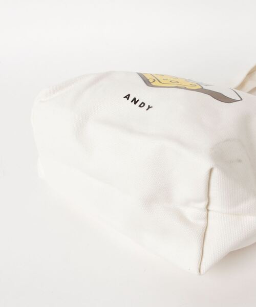 THE BAREFOOT(ベアフット)の「∴【 ねずみのANDY 】ランチバッグ lunchbag サブバッグ adln-0057 bag LSI(エコバッグ/サブバッグ・レディース・アイボリー・FREE)」の3枚目の写真