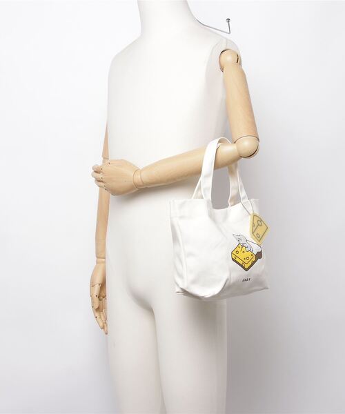 THE BAREFOOT(ベアフット)の「∴【 ねずみのANDY 】ランチバッグ lunchbag サブバッグ adln-0057 bag LSI(エコバッグ/サブバッグ・レディース・アイボリー・FREE)」の5枚目の写真