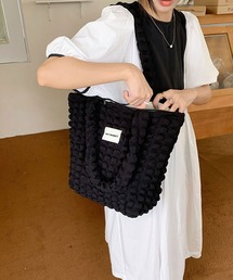 ぽこぽこワッフル風トートバッグ