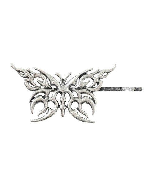 X-girl(エックスガール)の「TRIBAL BUTTERFLY HAIR PIN(ヘアピン・レディース・シルバー・ONE SIZE)」の1枚目の写真