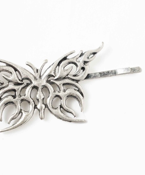 X-girl(エックスガール)の「TRIBAL BUTTERFLY HAIR PIN(ヘアピン・レディース・シルバー・ONE SIZE)」の3枚目の写真