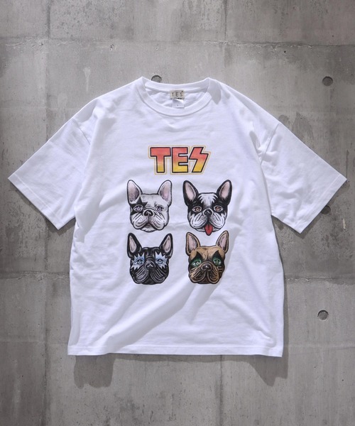 The Endless Summer（エンドレスサマー）の「【WEB / FLAG SHOP限定】TES BUHI BAND BIG T-SHIRT / Tシャツ（Tシャツ/カットソー・メンズ・ホワイト/グレー/サンドベージュ/ラベンダー・SMALL/LARGE/X-LARGE/MEDIUM）」の6枚目の写真