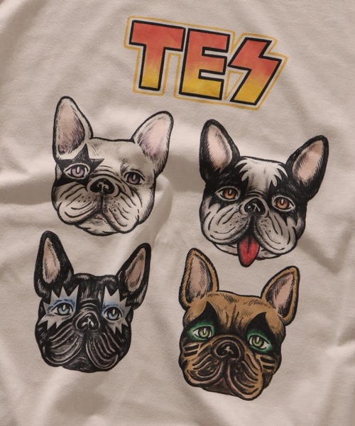 The Endless Summer（エンドレスサマー）の「【WEB / FLAG SHOP限定】TES BUHI BAND BIG T-SHIRT / Tシャツ（Tシャツ/カットソー・メンズ・ホワイト/グレー/サンドベージュ/ラベンダー・SMALL/LARGE/X-LARGE/MEDIUM）」の11枚目の写真