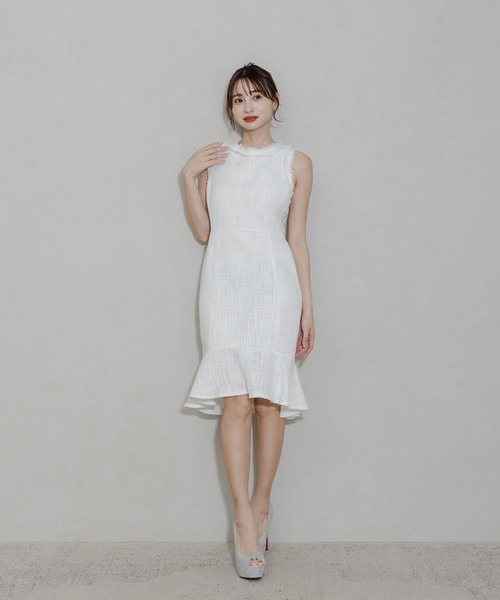 fitmore♡クリンクルシアーオーガンジーボリュームスリーブトップス