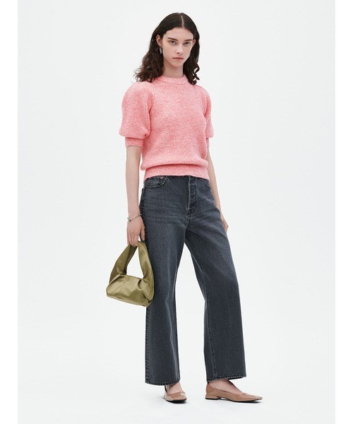 Mila Owen(ミラオーウェン)の「ワンハンドルサテンミニバッグ(ハンドバッグ・レディース・イエロー/オリーブ/ブラウン・FREE)」の12枚目の写真