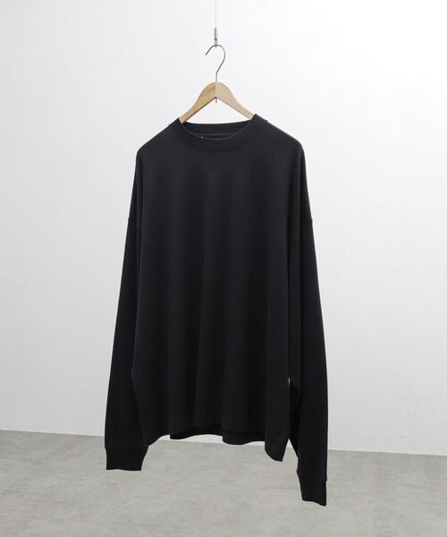 coen（コーエン）の「ビッグシルエット天竺ロングスリーブTシャツ（Tシャツ/カットソー・メンズ・ホワイト/ブラック・L/XL/M）」の16枚目の写真