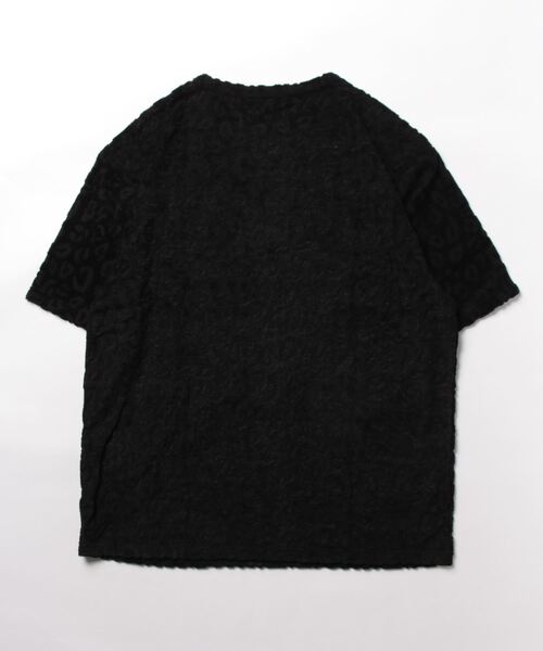 Bling Leads(ブリングリーズ)の「《Bling leads》レオパード柄クルーネックTシャツ(Tシャツ/カットソー・レディース・ブラック/ホワイト/ブルー・LARGE/MEDIUM)」の4枚目の写真