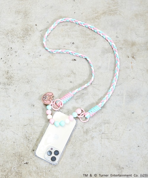 FLAPPER(フラッパー)の「FLAPPER:トムとジェリー 2WAYスマホショルダー トム ジェリー タフィー(スマホグッズ・レディース・ネイビー/ライトピンク/イエロー・FREE)」の3枚目の写真