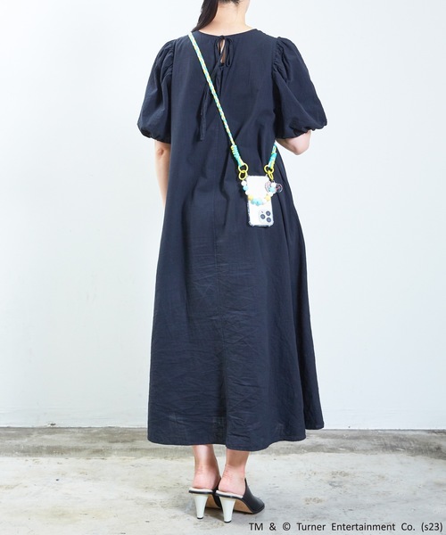 FLAPPER(フラッパー)の「FLAPPER:トムとジェリー 2WAYスマホショルダー トム ジェリー タフィー(スマホグッズ・レディース・ネイビー/ライトピンク/イエロー・FREE)」の5枚目の写真