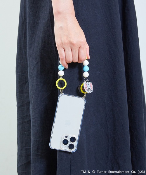 FLAPPER(フラッパー)の「FLAPPER:トムとジェリー 2WAYスマホショルダー トム ジェリー タフィー(スマホグッズ・レディース・ネイビー/ライトピンク/イエロー・FREE)」の14枚目の写真
