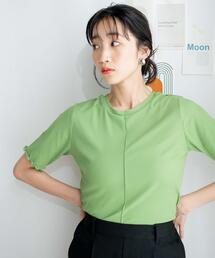 WEGO/【一部店限定】ソフトタッチカラーリブT