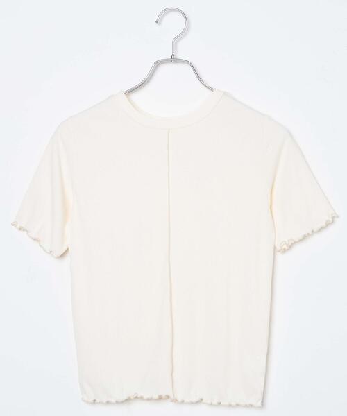 WEGO(ウィゴー)の「WEGO/【一部店限定】ソフトタッチカラーリブT(Tシャツ/カットソー・レディース・ブラック/ホワイト/ブラウン/グリーン・FREE)」の12枚目の写真