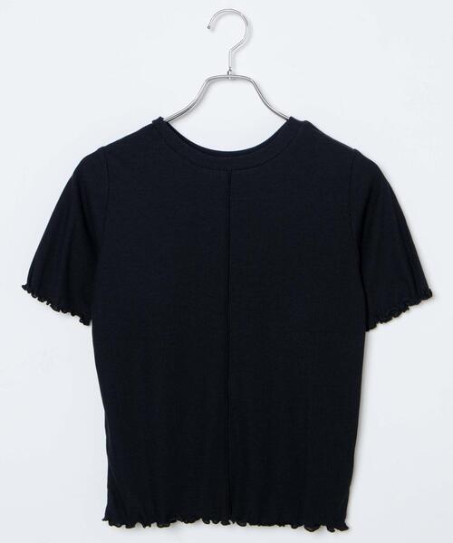 WEGO(ウィゴー)の「WEGO/【一部店限定】ソフトタッチカラーリブT(Tシャツ/カットソー・レディース・ブラック/ホワイト/ブラウン/グリーン・FREE)」の17枚目の写真