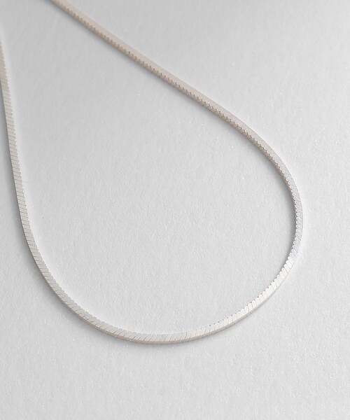 COCOSHNIK（ココシュニック）の「シルバー デザインチェーン コンパクトブレスレット（ブレスレット・レディース・シルバー・14）」の3枚目の写真